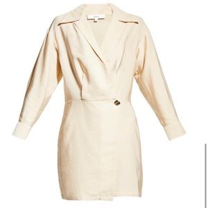 Vince Beige Wrap Dress size 4